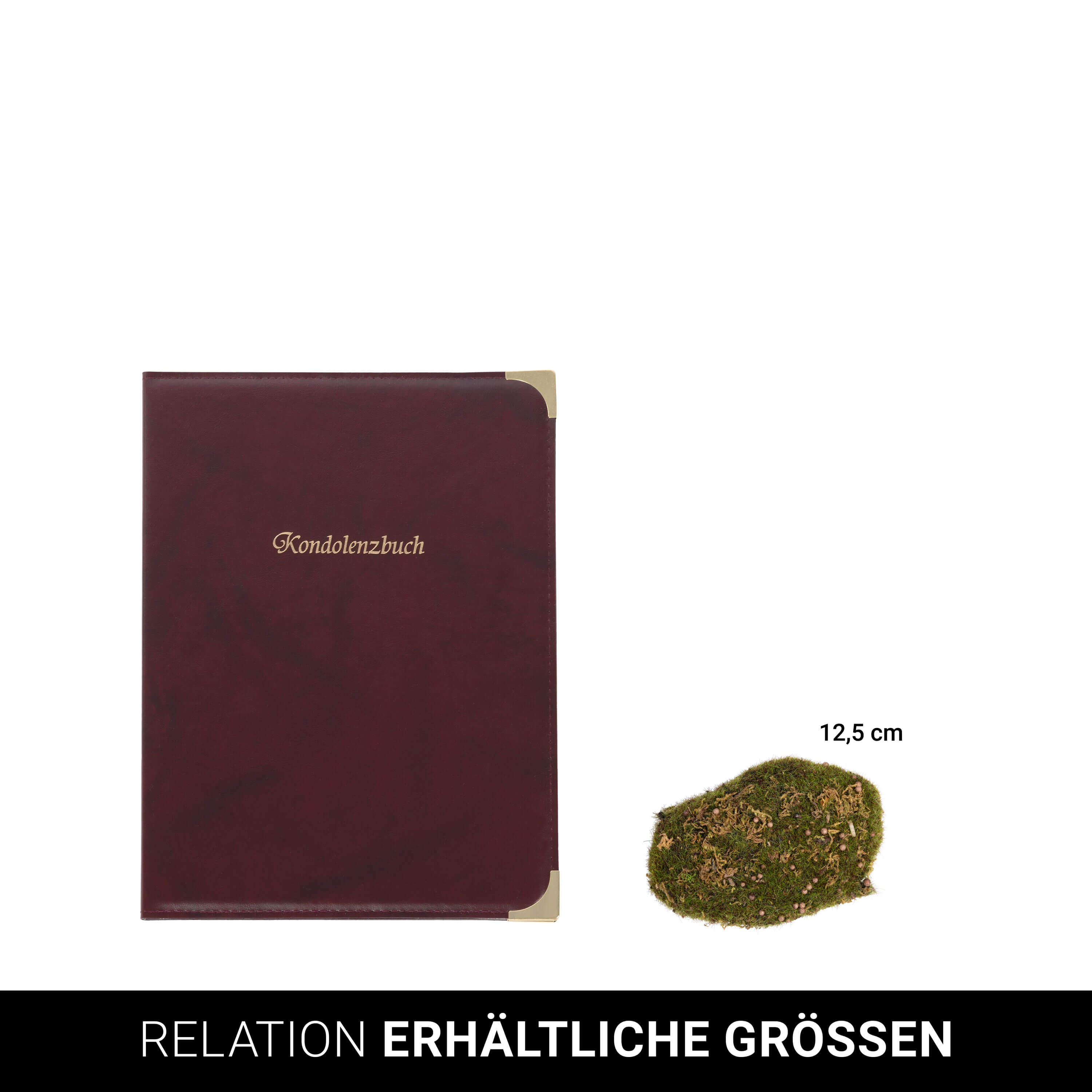 Moosstein - 12.5cm - 9 Stück