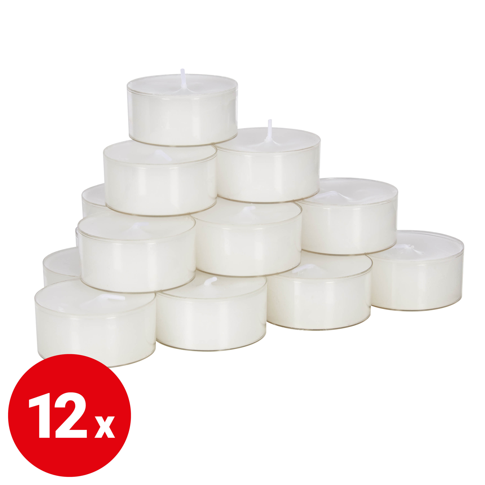 Teelichter Maxi - Ø 5.6cm - 12x16 Stück (192) | Set: 12 x 16 Stück