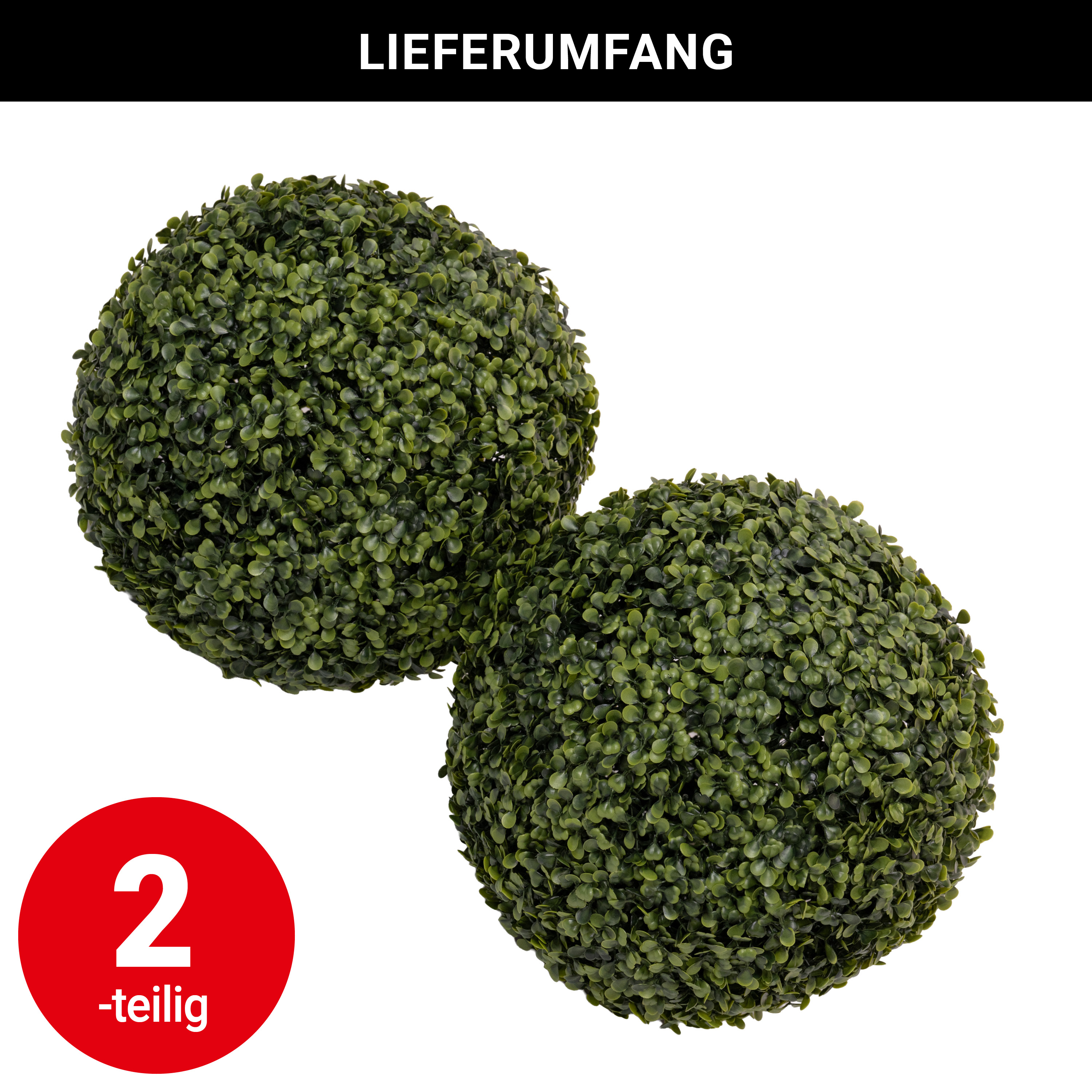 Buchsbaumkugel - 32 cm - VE: 2 Stück