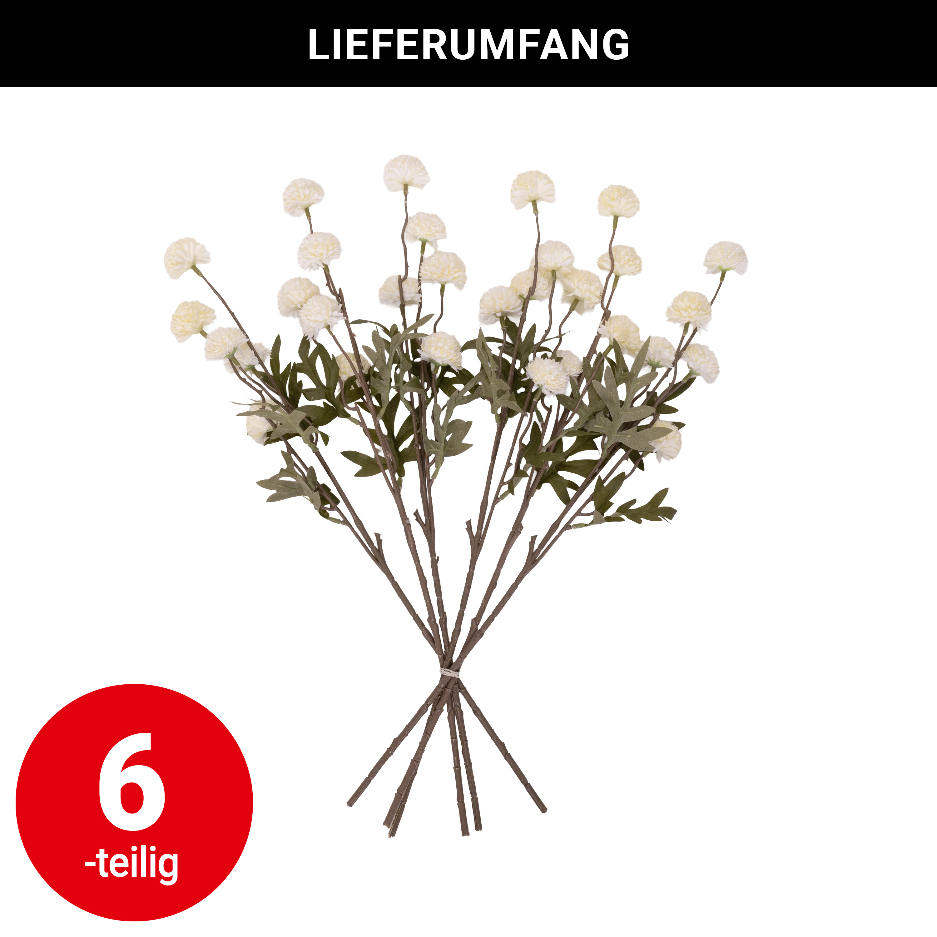 Zweig - Dahlie - 53 cm - VE: 6 Stück