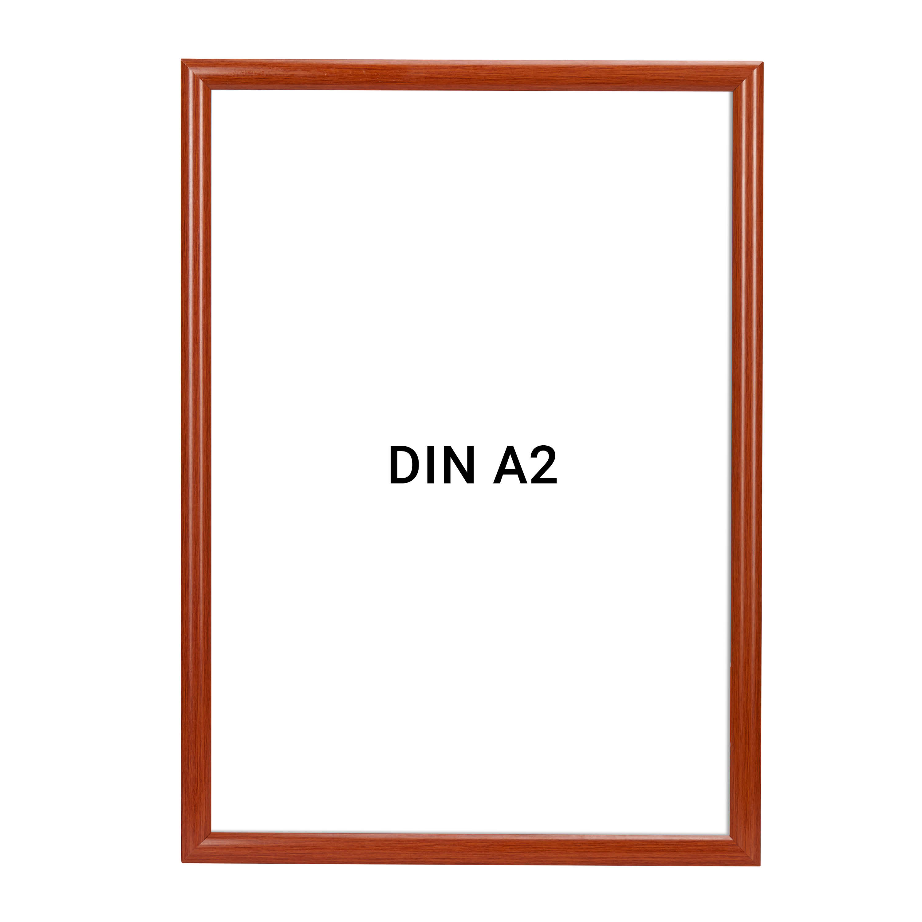 Alu Klapprahmen in Holzoptik DIN A2