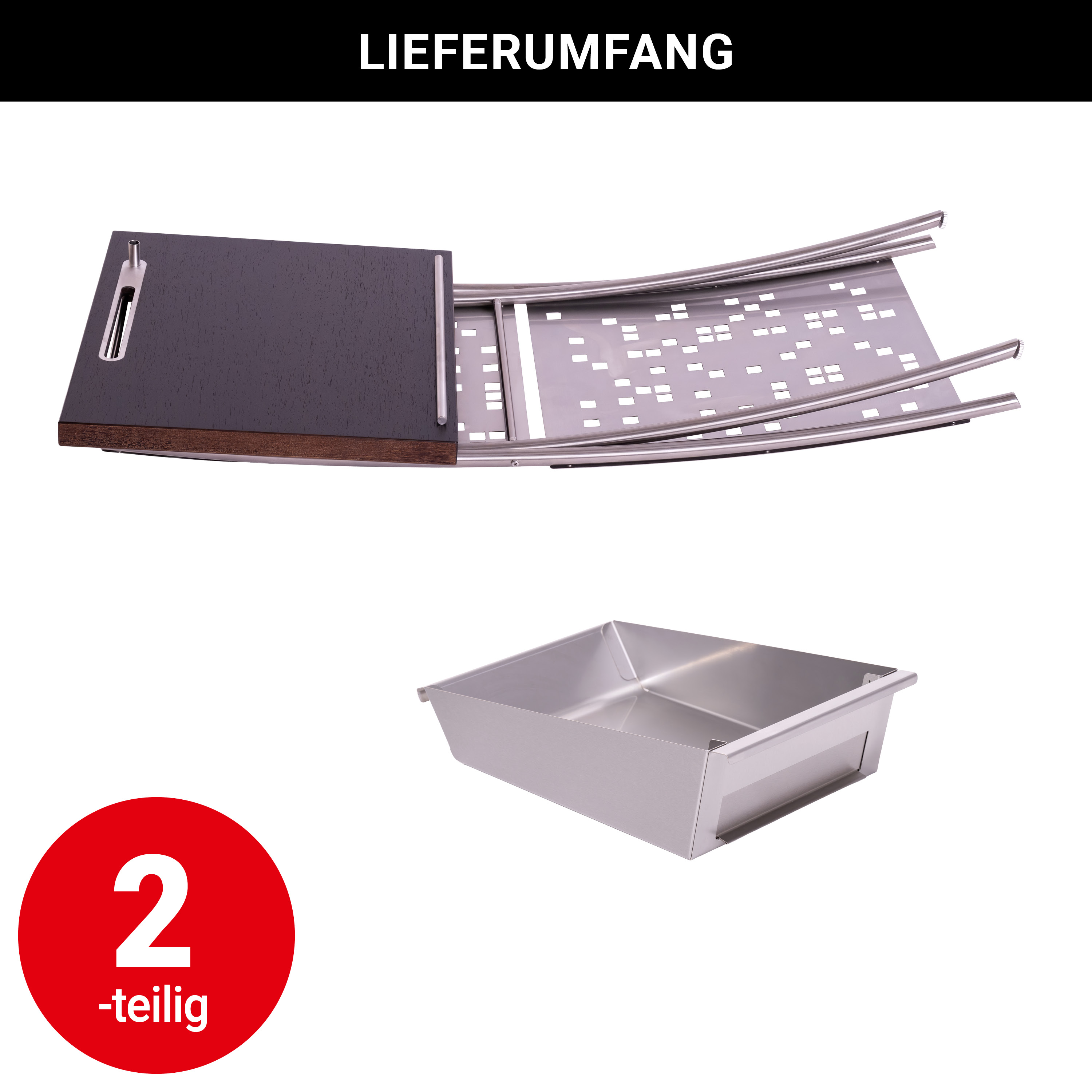 Kondolenzpult  Wenge mit Stifthalter und Trauerkartenschlitz - Motiv Pixel