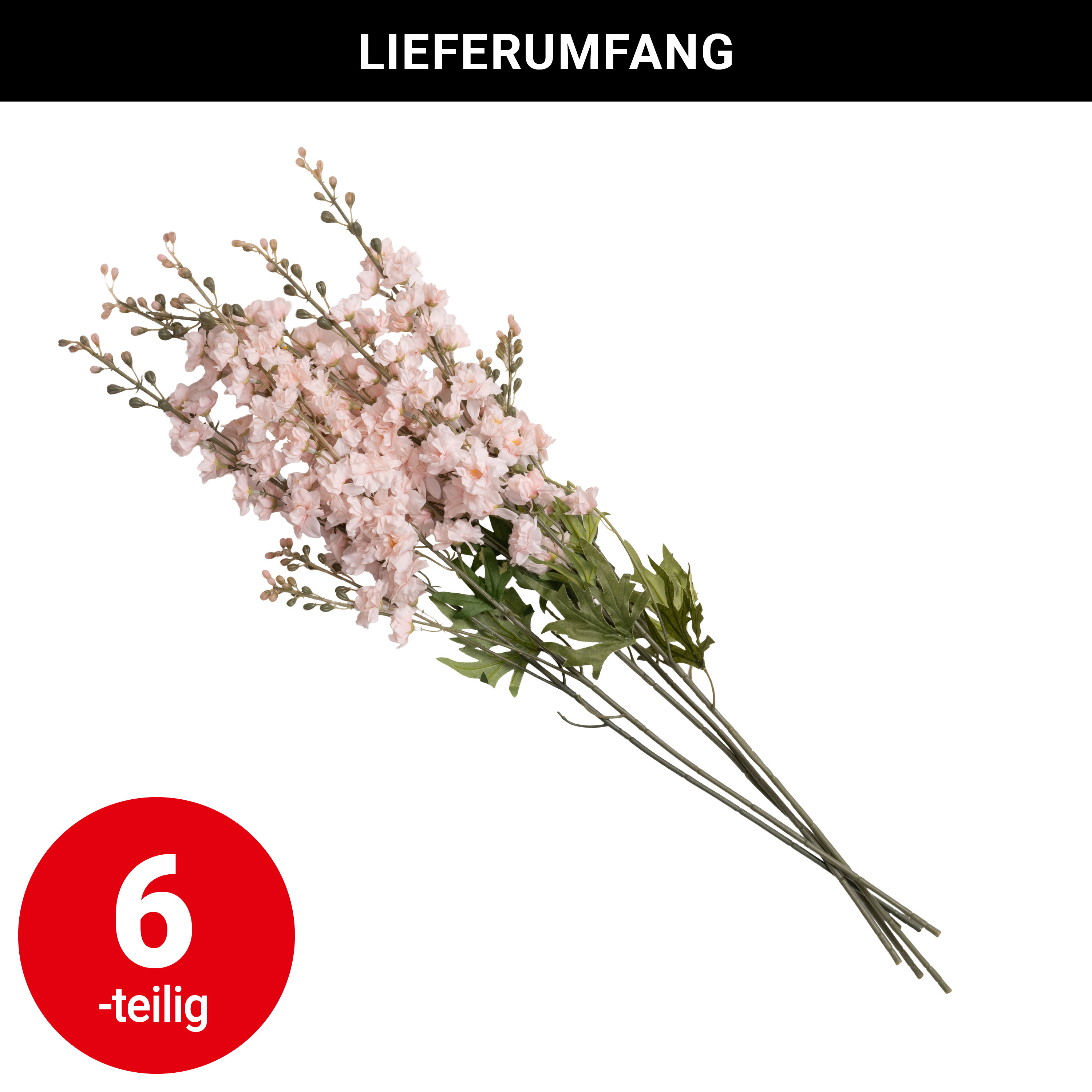 Zweig - Rittersporn - 80 cm - VE: 6 Stück