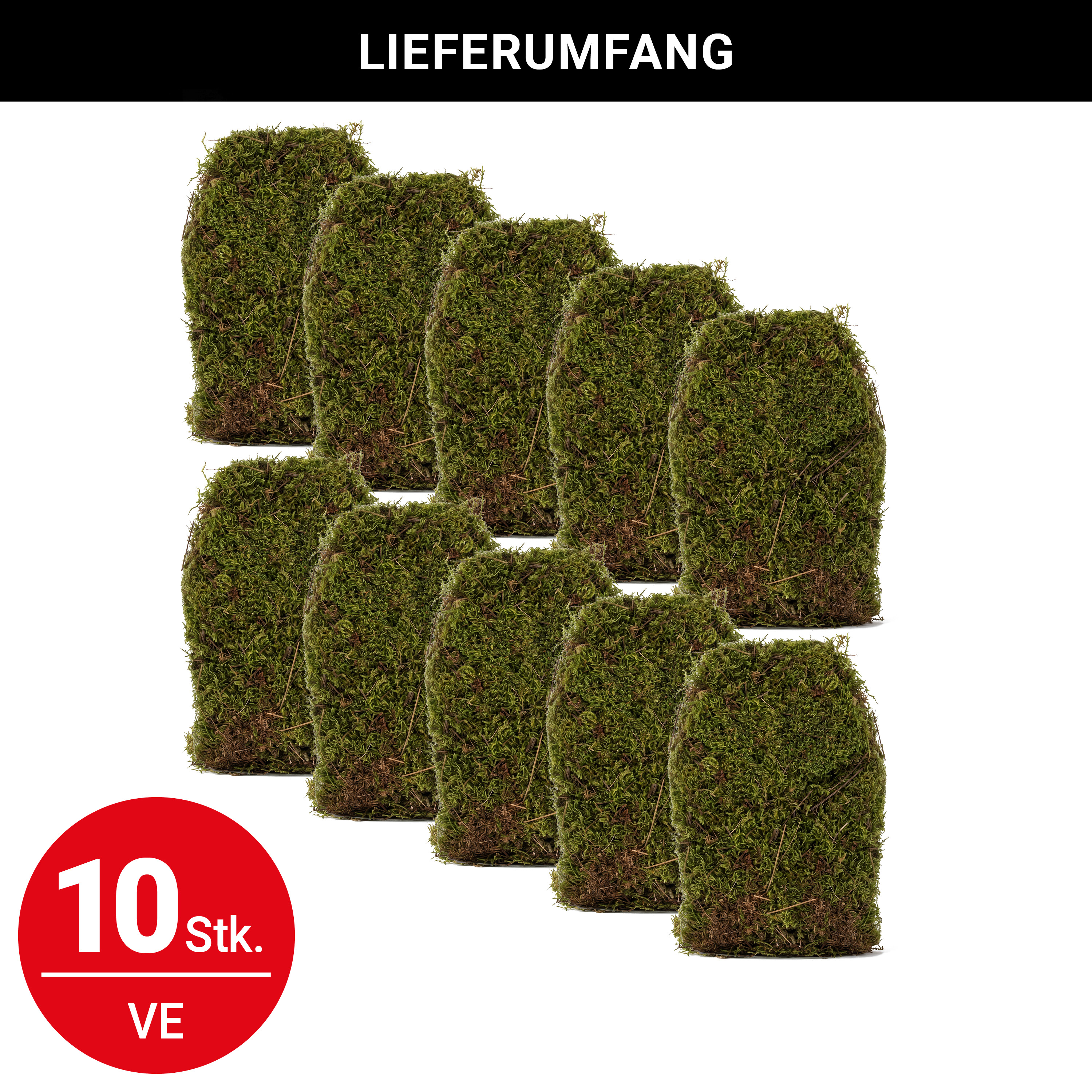 Moos - getrocknet/grün - VE: 1 kg