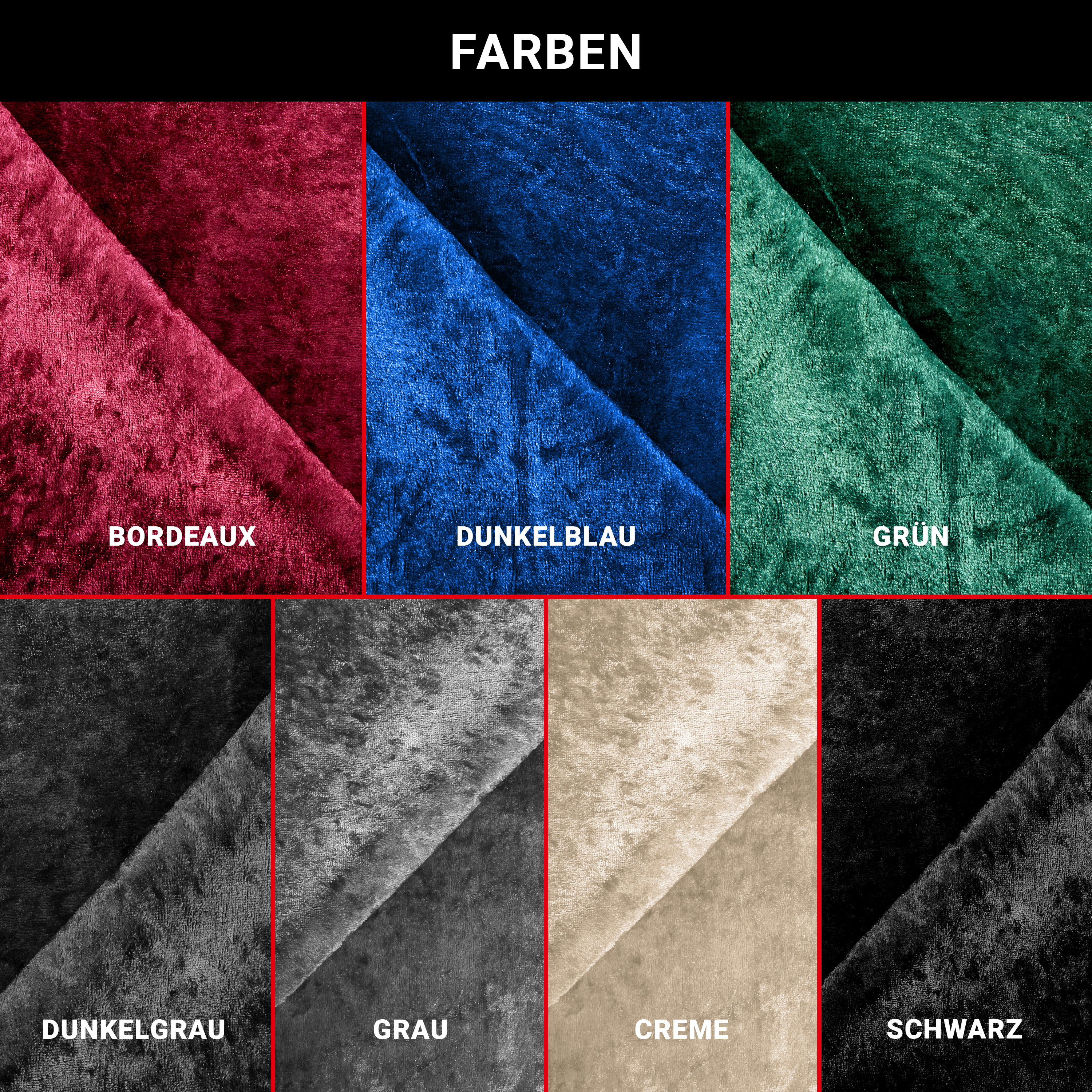 Katafalkdecke - creme - Fransen Silber - 300 x 150cm