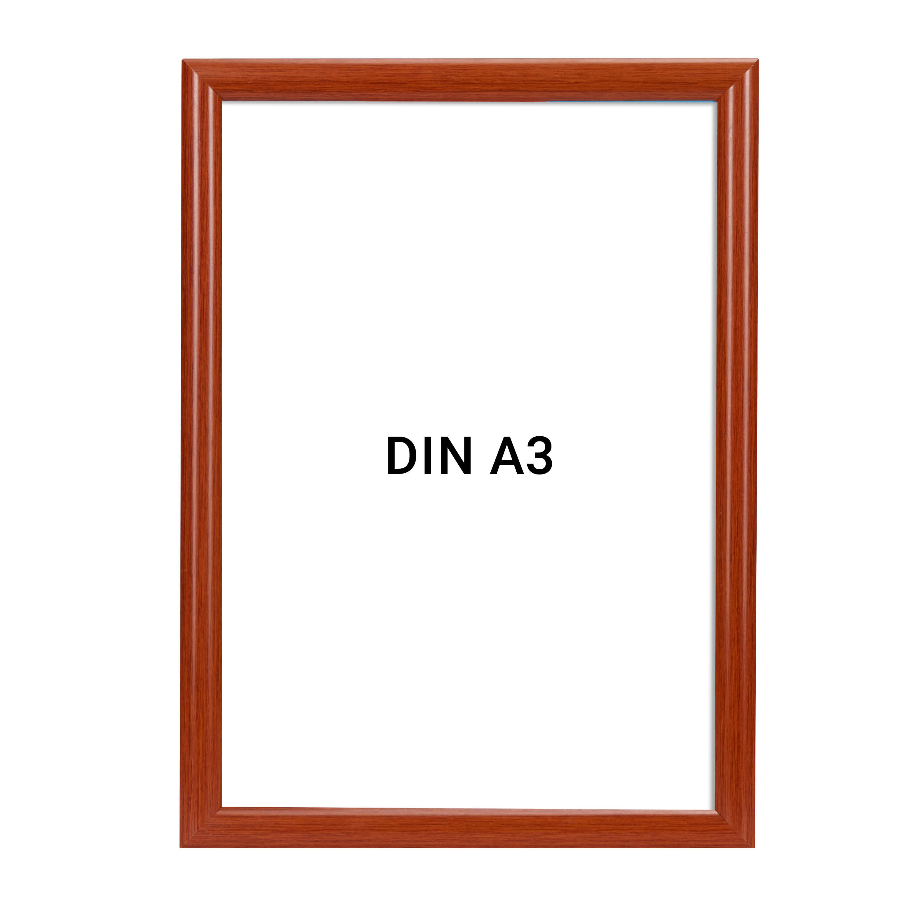 Alu Klapprahmen in Holzoptik DIN A3