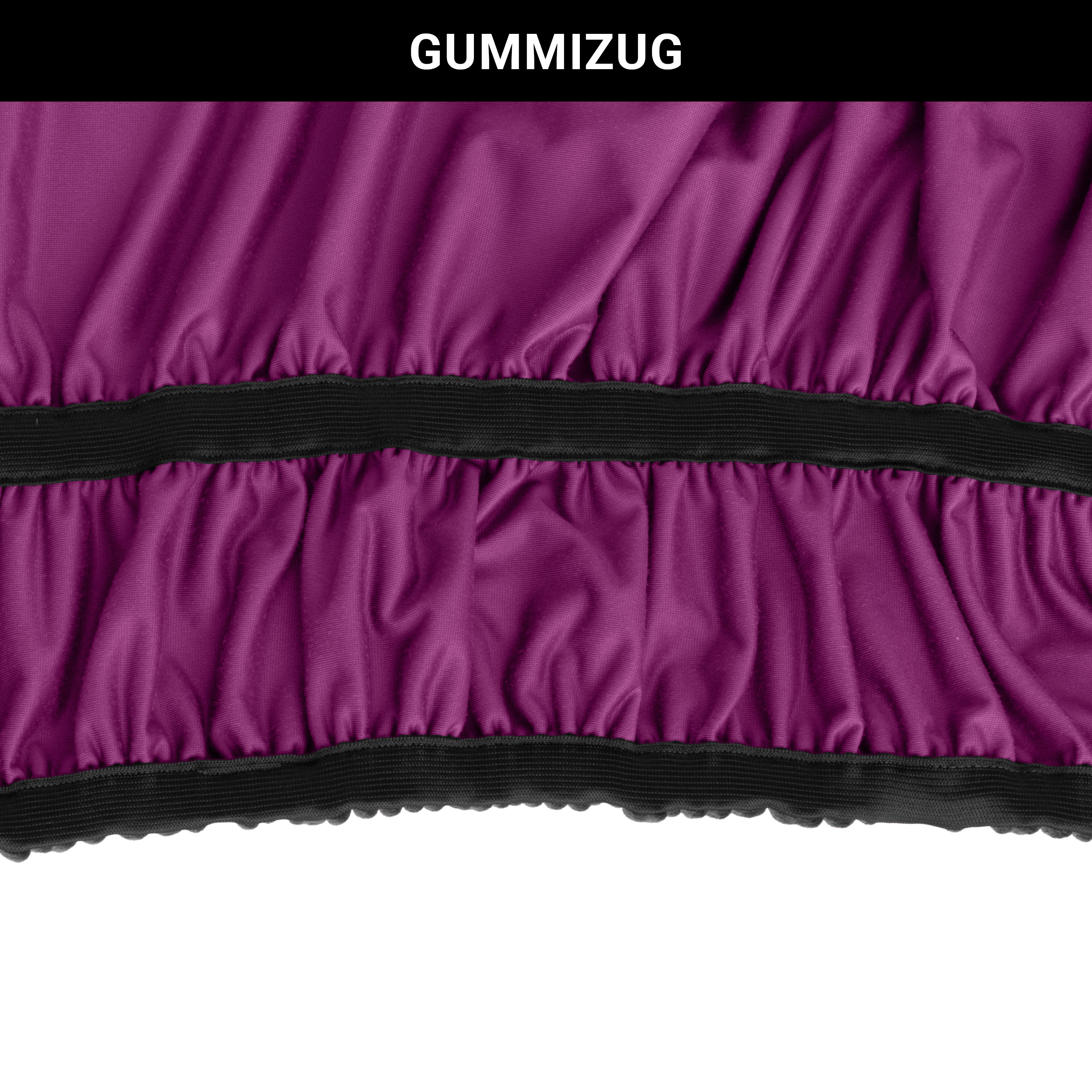 Samttuch für Transportwagen mit Gummizug - lila