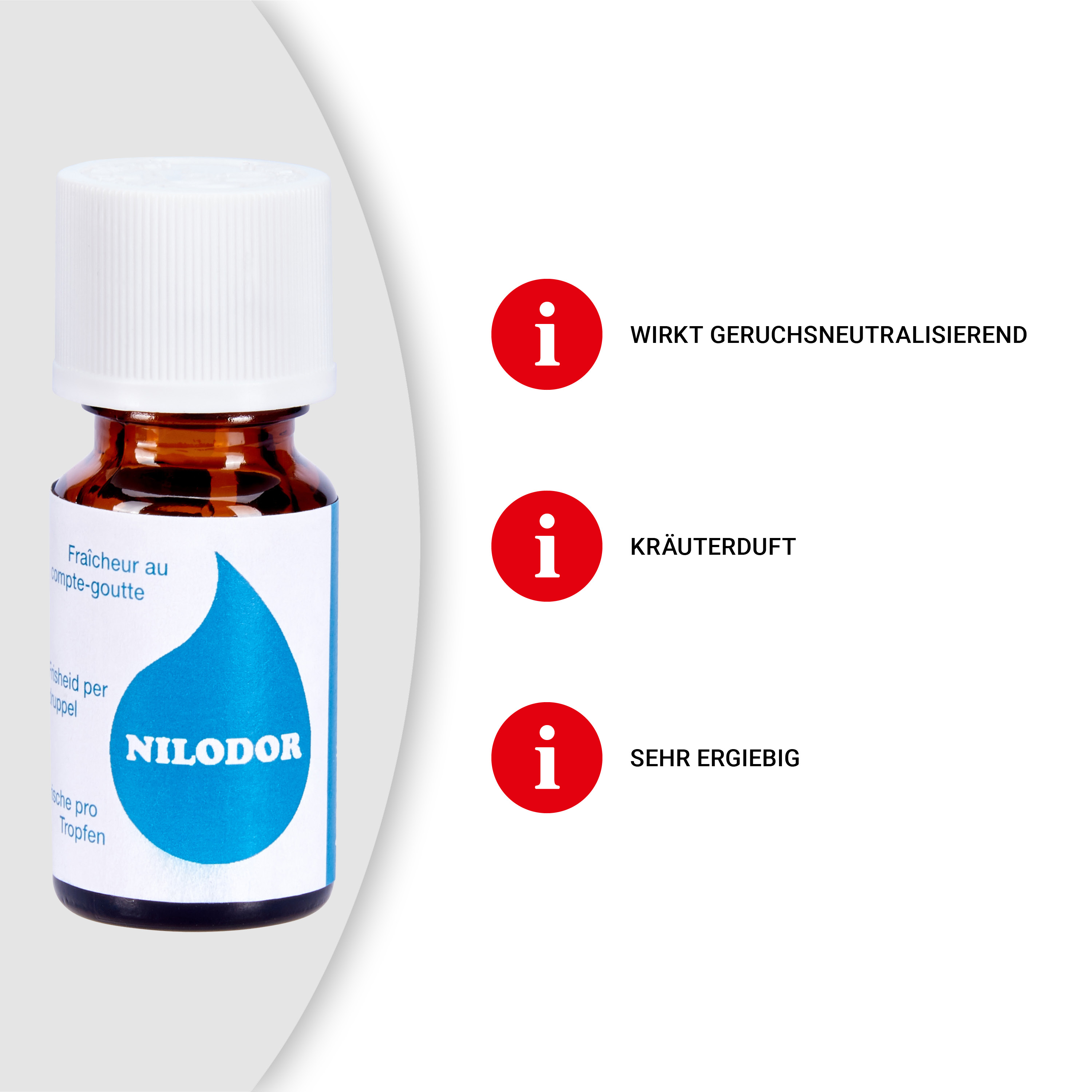 Geruchsneutralisator Nilodor Konzentrat Tropfen - 10ml