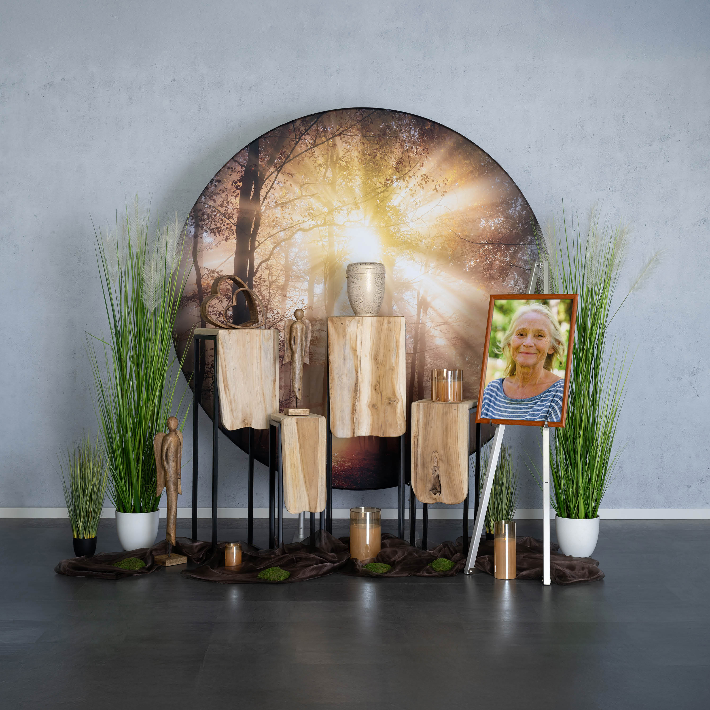 Alu Klapprahmen Set in Holzoptik DIN A4, DIN A3, DIN A2