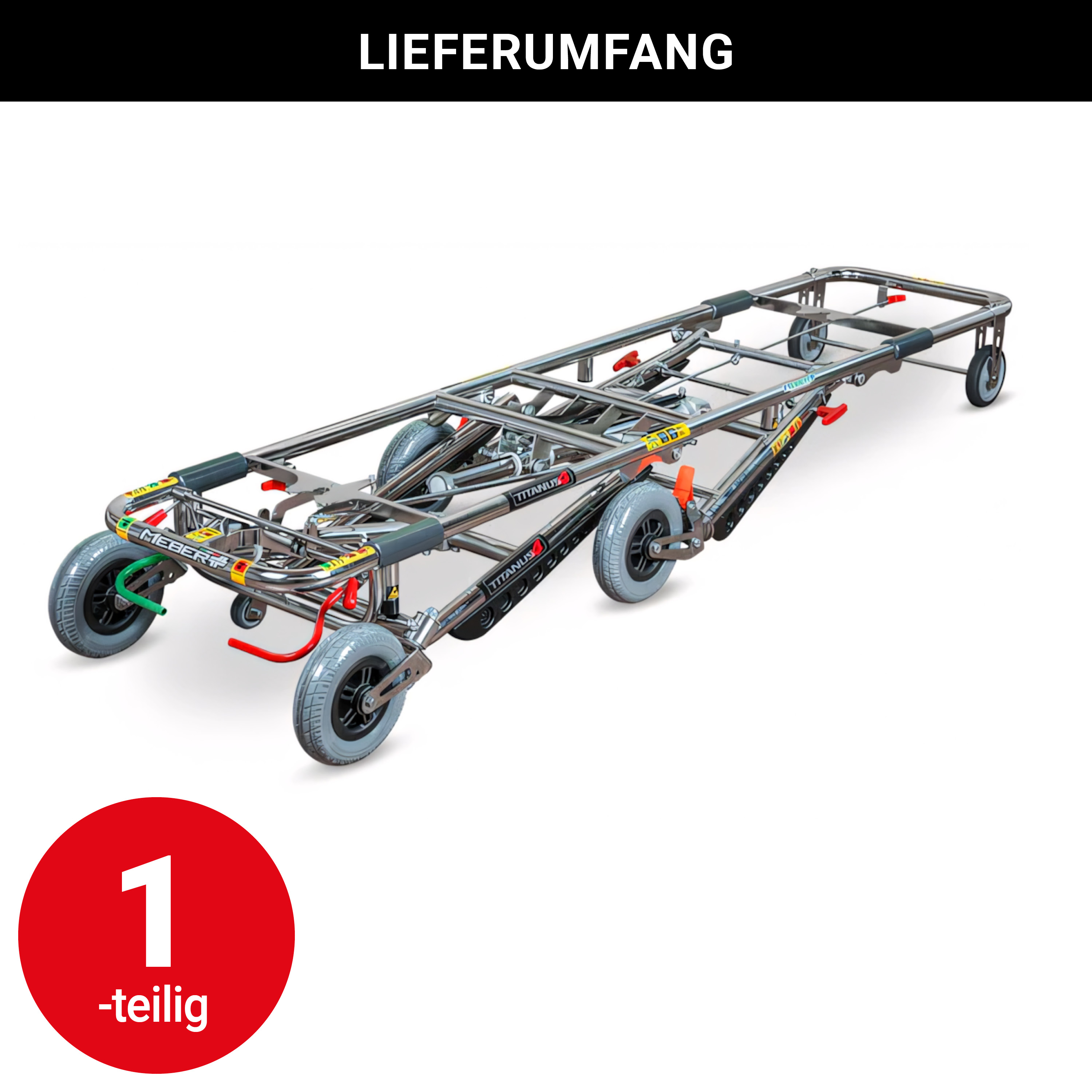 Meber Titanus Transportwagen höhenverstellbar