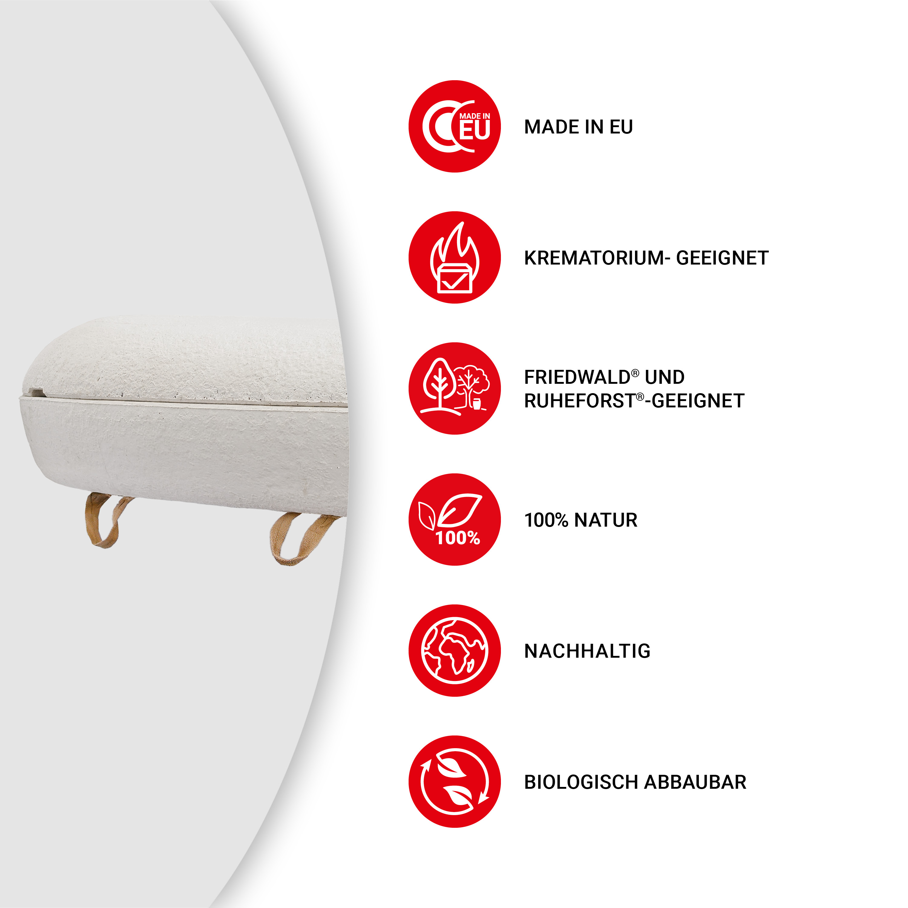 Loop Biotech Pilzmyzel-Sarg "Loop Living Cocoon™" - Moosbett - Calm